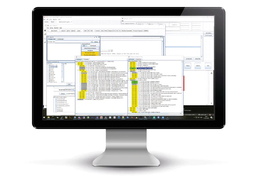 Screenshot der FlexGEM Benutzeroberfläche